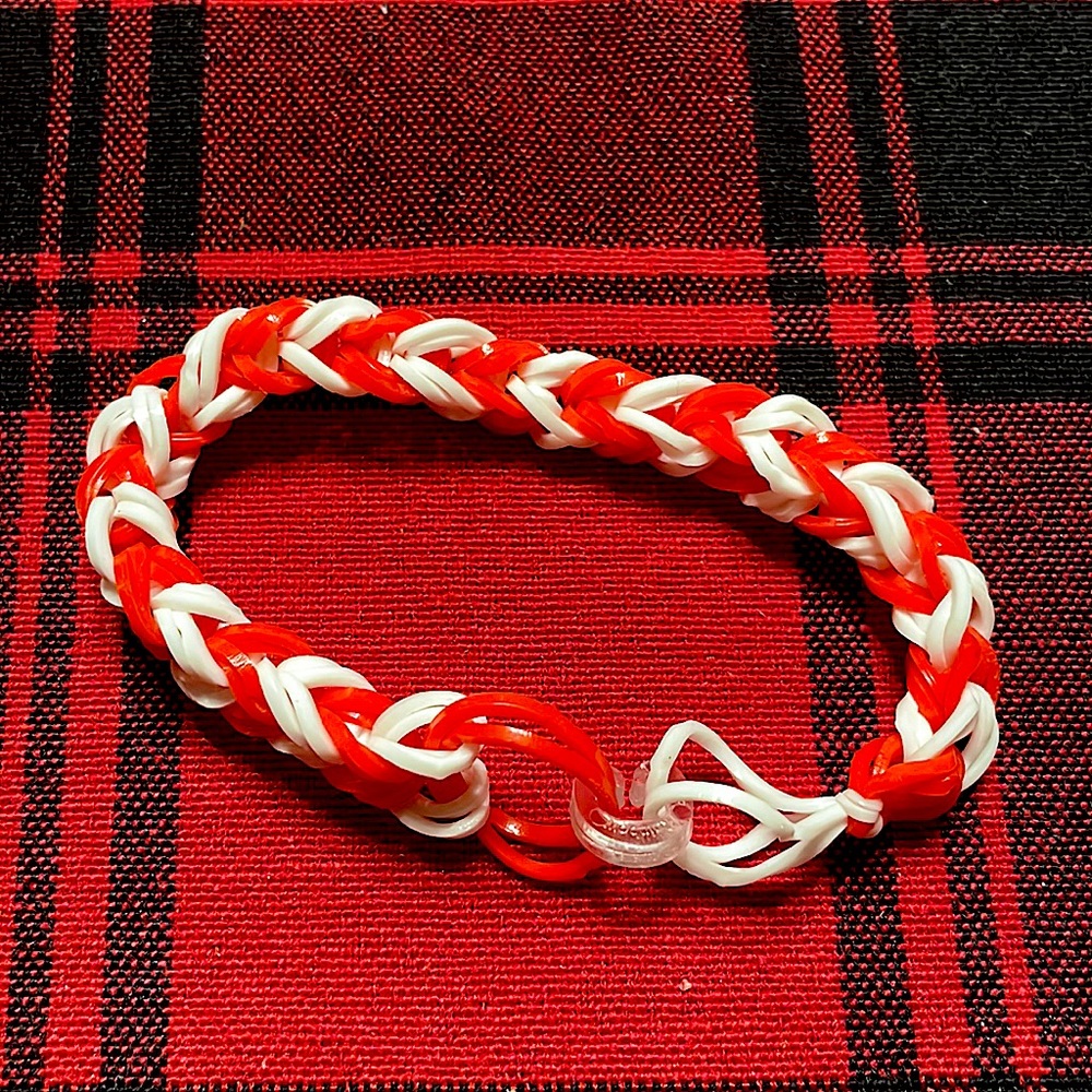 Double rainbow loom braclet
